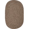 Rhody Sandi Brown SA38 2 ft. X 3 ft. Oval Braided Rug