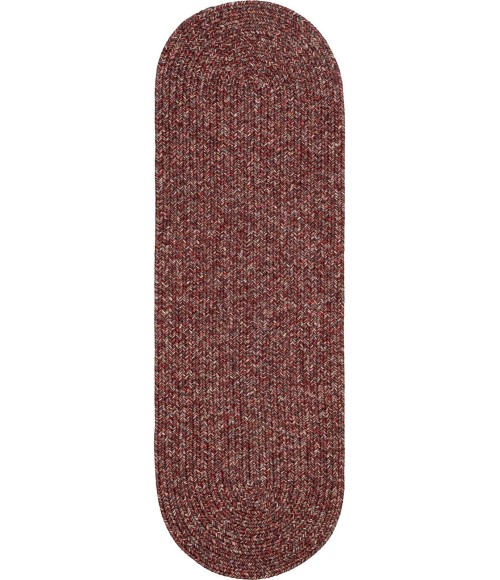 Rhody Sandi Sangria SA48 2 ft. X 8 ft. Oval Runner Rug