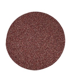 Rhody Sandi Sangria SA48 6 ft. X 6 ft. Round Braided Rug