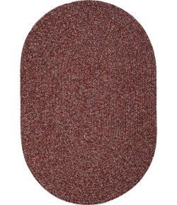 Rhody Sandi Sangria SA48 5 ft. X 8 ft. Oval Braided Rug
