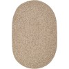 Rhody Sandi Oatmeal SA58 2 ft. X 3 ft. Oval Braided Rug