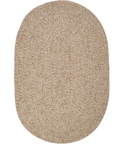 Rhody Sandi Oatmeal SA58 2 ft. X 3 ft. Oval Braided Rug