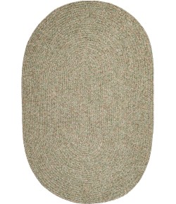 Rhody Sandi Bayleaf SA68 4 ft. X 6 ft. Oval Braided Rug