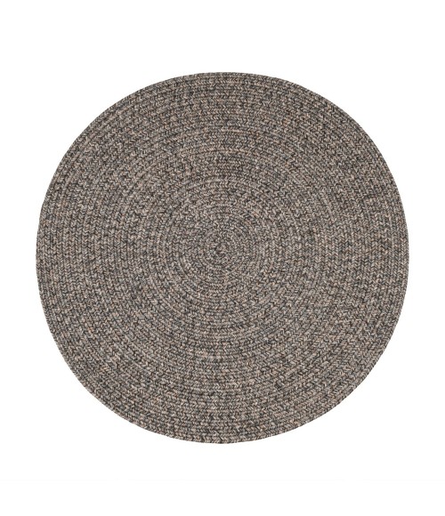 Rhody Sandi Graphite SA88 4 ft. X 4 ft. Round Rug