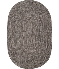 Rhody Sandi Graphite SA88 3 ft. X 5 ft. Oval Braided Rug