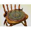 Rhody Sophia Brown SO35 15 in. X 15 in. Chair Pad Set-of-4 Braided Rug