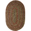 Rhody Sophia Brown SO35 10 ft. X 13 ft. Oval Braided Rug