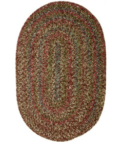 Rhody Sophia Brown SO35 3 ft. X 5 ft. Oval Braided Rug