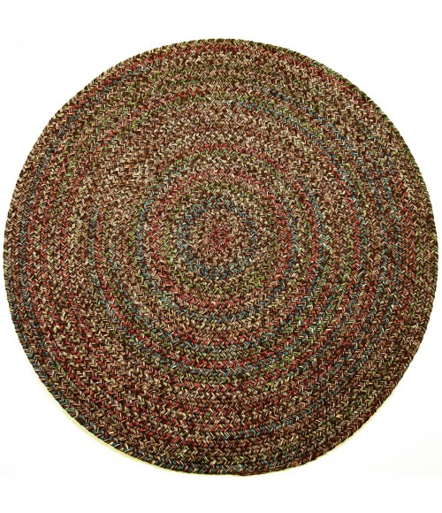 Rhody Sophia Brown SO35 4 ft. X 4 ft. Round Rug