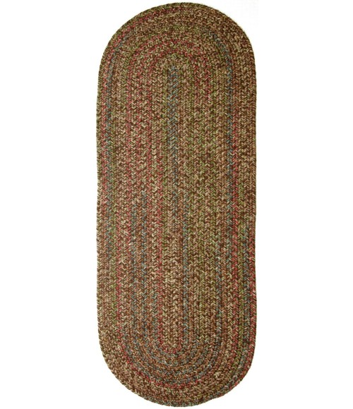Rhody Sophia Brown SO35 2 ft. X 6 ft. Oval Runner Rug