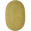 Rhody Sophia Sand Natural SO55 10 ft. X 13 ft. Oval Braided Rug