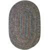 Rhody Sophia Graphite Gray SO85 10 ft. X 13 ft. Oval Braided Rug