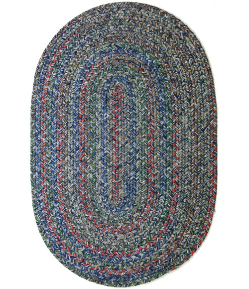 Rhody Sophia Denim Blue SO95 10 ft. X 13 ft. Oval Rug