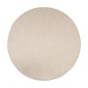 Rhody Elegance Pale Sand EG52 4 ft. X 4 ft. Round Braided Rug