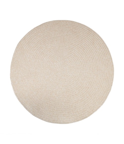 Rhody Elegance Pale Sand EG52 6 ft. X 6 ft. Round Rug