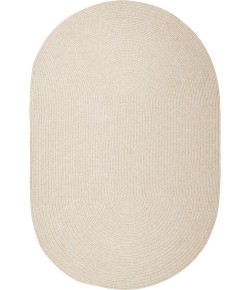 Rhody Elegance Pale Sand EG52 2 ft. X 4 ft. Oval Runner Braided Rug