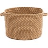 Rhody Twin River Natural Multi TR52 18 in. X 12 in. Basket Braided Rug