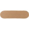 Rhody Twin River Natural Multi TR52 8 in. X 28 in. Stair Tread Set-of-13 Braided Rug
