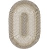 Rhody Twin River Frosty Multi TR62 2 ft. X 3 ft. Oval Braided Rug