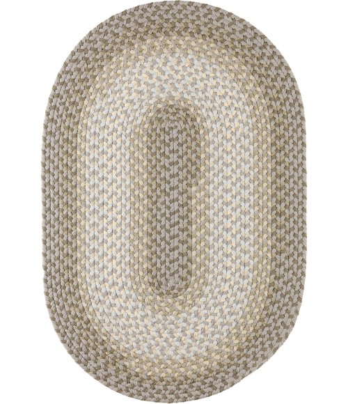 Rhody Twin River Frosty Multi TR62 10 ft. X 13 ft. Oval Rug