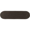 Rhody Twin River Black Multi TR82 8 in. X 28 in. Stair Tread Set-of-13 Braided Rug