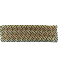 Rhody Woodstock Forest WO21 8 in. X 28 in. Stair Tread Set-of-13 Braided Rug