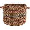 Rhody Woodstock Hickory WO31 10 in. X 8 in. Basket Braided Rug