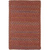 Rhody Woodstock Maroon WO41 2 ft. X 3 ft. Rectangle Braided Rug