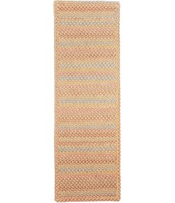 Rhody Woodstock Khaki WO51 2 ft. X 6 ft. Rectangle Braided Rug