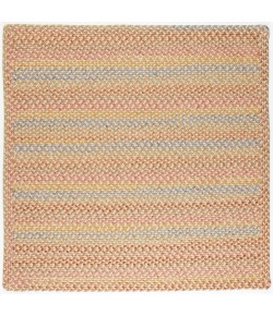 Rhody Woodstock Khaki WO51 4 ft. X 4 ft. Square Braided Rug