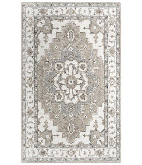 Rizzy Home Conley Ivory A01101 5 ft. X 7 ft. 6 in. Rectangle Rug