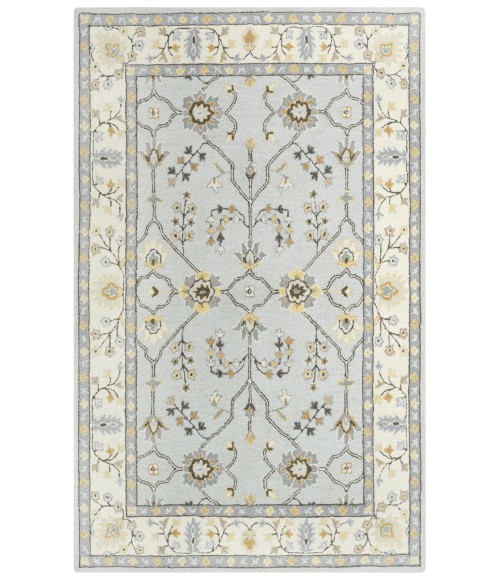 Rizzy Home Conley Brown A01109 5 ft. X 7 ft. 6 in. Rectangle Rug