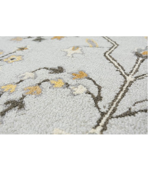 Rizzy Home Conley Brown A01109 5 ft. X 7 ft. 6 in. Rectangle Rug