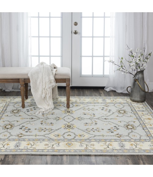 Rizzy Home Conley Brown A01109 5 ft. X 7 ft. 6 in. Rectangle Rug
