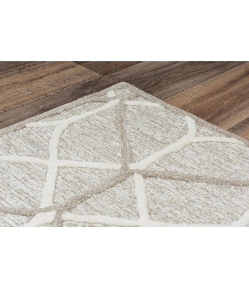 Rizzy Home Ava Ivory A06102 7 ft. 9 in. X 9 ft. 9 in. Rectangle Rug