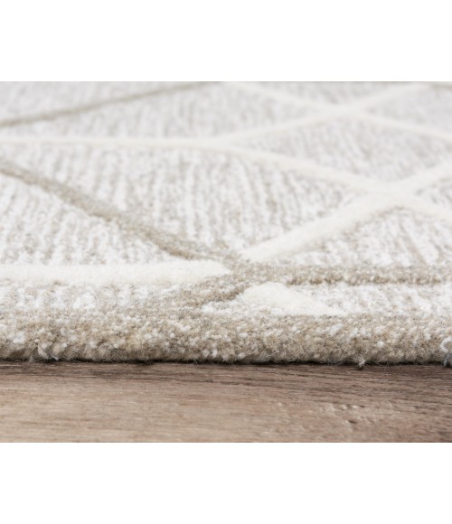 Rizzy Home Ava Ivory A06102 7 ft. 9 in. X 9 ft. 9 in. Rectangle Rug