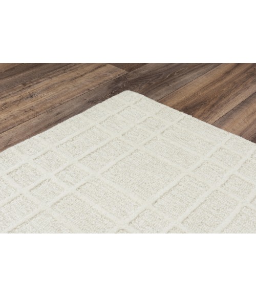 Rizzy Home Lofton Ivory A07101 8 ft. 9 in. X 11 ft. 9 in. Rectangle Rug