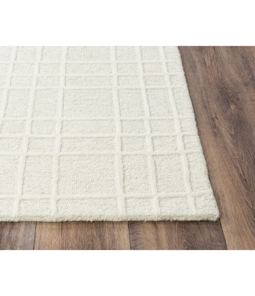 Rizzy Home Lofton Ivory A07101 8 ft. 9 in. X 11 ft. 9 in. Rectangle Rug
