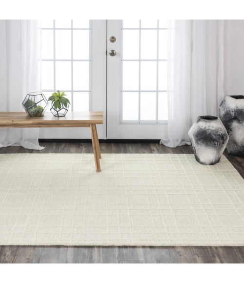 Rizzy Home Lofton Ivory A07101 8 ft. 9 in. X 11 ft. 9 in. Rectangle Rug