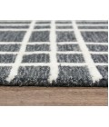Rizzy Home Lofton Black and Gray A07104 5 ft. X 7 ft. 6 in. Rectangle Rug