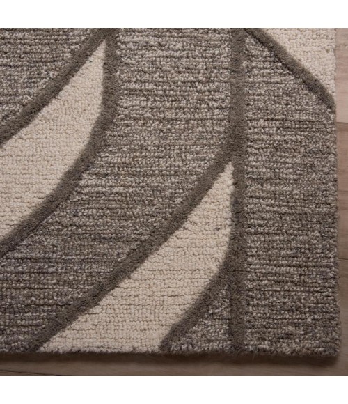 Rizzy Home Lofton Black and Gray A07204 7 ft. 9 in. X 9 ft. 9 in. Rectangle Rug
