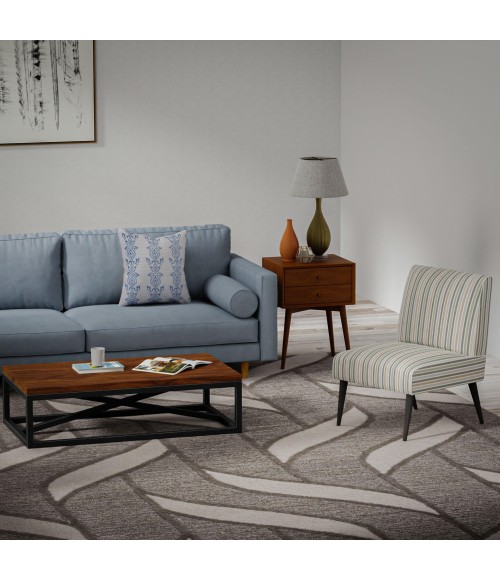 Rizzy Home Lofton Black and Gray A07204 7 ft. 9 in. X 9 ft. 9 in. Rectangle Rug