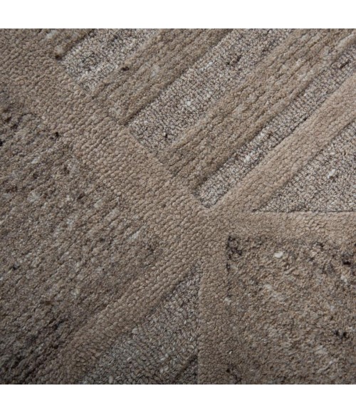 Rizzy Home Lofton Brown A07211 5 ft. X 7 ft. 6 in. Rectangle Rug