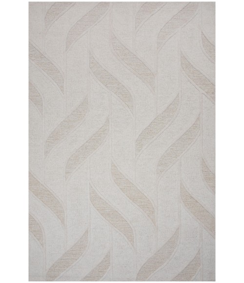 Rizzy Home Lofton Ivory A07214 5 ft. X 7 ft. 6 in. Rectangle Rug