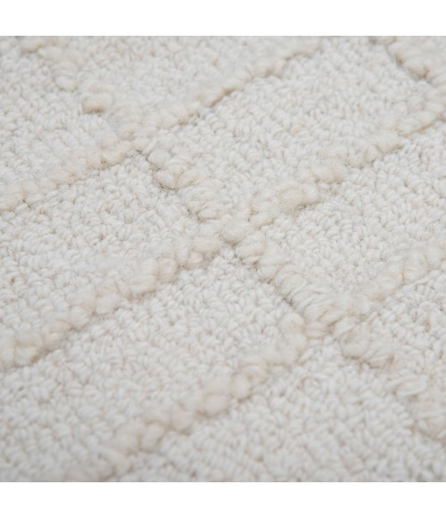 Rizzy Home Lofton Ivory A07216 7 ft. 9 in. X 9 ft. 9 in. Rectangle Rug