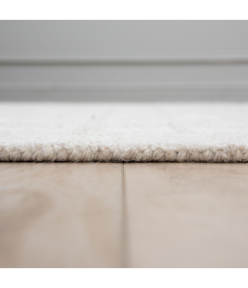 Rizzy Home Lofton Ivory A07216 7 ft. 9 in. X 9 ft. 9 in. Rectangle Rug