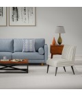 Rizzy Home Lofton Ivory A07216 7 ft. 9 in. X 9 ft. 9 in. Rectangle Rug