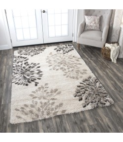 Rizzy Home Adana AN698A Cream / Beige Area Rug 7 ft. 10 in. X 10 ft. 6 in. Rectangle