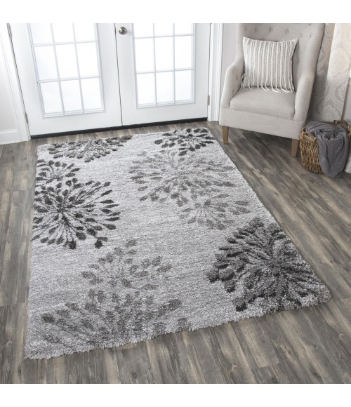 Rizzy Adana Area Rug AN699A 5'3" x 7'3" Gray