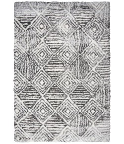 Rizzy Home Adana AN700A Charcoal / Ivory Area Rug 5 ft. 3 in. X 7 ft. 3 in. Rectangle